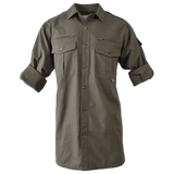 Walkabout/Foxfire Long-sleeved Safari/Photo Shirt, Zipper pocket, Now in TALL and Black - The Walkabout Company