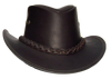 Australian Premium Leather Hat. Gambler Style from Down Under, Soft & Crushable