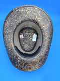 CUSTOM ITALIAN LEATHER / KANGAROO BAND HAT