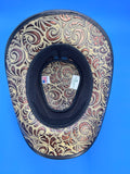 CUSTOM ITALIAN LEATHER / KANGAROO BAND HAT