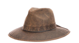 Waxed Cotton Safari Hat. Weathered for your next adventure