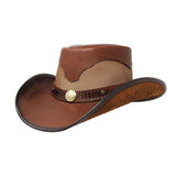 Colorado Premium Coin / Lizard band Buffalo Leather Hat - The Walkabout Company