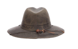 Waxed Cotton Safari Hat. Weathered for your next adventure
