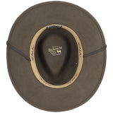 PIERTH BROWN WINTER WOOL HAT/ LARGE ONLY . Chin Strap - The Walkabout Company