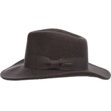INDIANA JONES WOOL CRUSHER HAT - OLIVE - The Walkabout Company