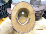 AUSSIE KANGAROO LEATHER HAT NEW 2026 BLACK & RUST