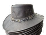 Aussie Kangaroo Leather Hat - Australian Bush Hat