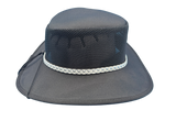 LADIES X BAND FASHION CANVAS MESH HAT LARGE ONLY