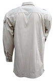Back view of the Walkabout Foxfire long sleeve safari shirt