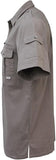 Side view of the Walkabout Foxfire short sleeve safari shirt