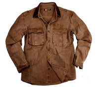 Southern Cross Shirt, Tough as Nails 12 Oz Dry Oilcloth Gravel Cotton - The Walkabout Company