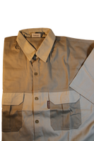 Serengeti Two Tone Guide/Safari Shirt Short Sleeve. 100% Premium Cotton made in South Africa - The Walkabout Company