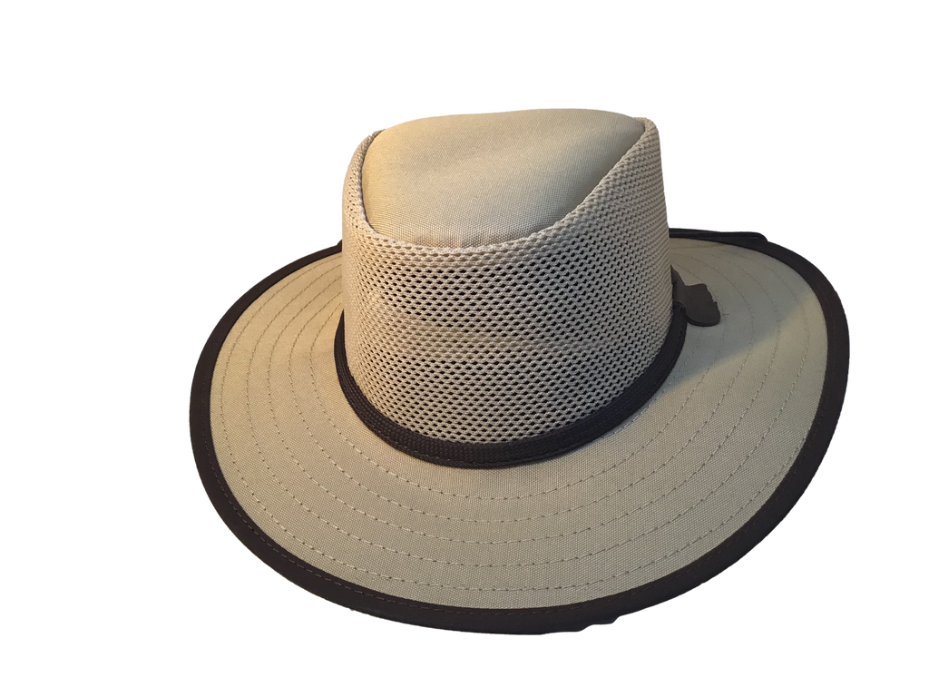 Forest Woven Brim Canvas Mesh Hat For Ladies & Men | The