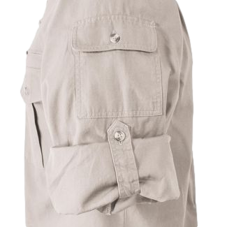 Walkabout/Foxfire Long-sleeved Safari/Photo Shirt, Zipper pocket, Now in TALL and Black - The Walkabout Company
