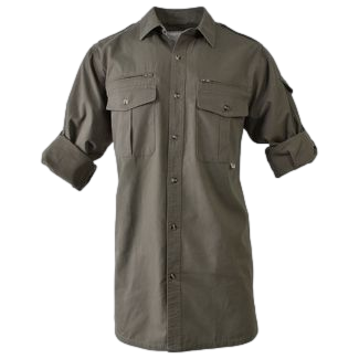Walkabout/Foxfire Long-sleeved Safari/Photo Shirt, Zipper pocket, Now in TALL and Black - The Walkabout Company