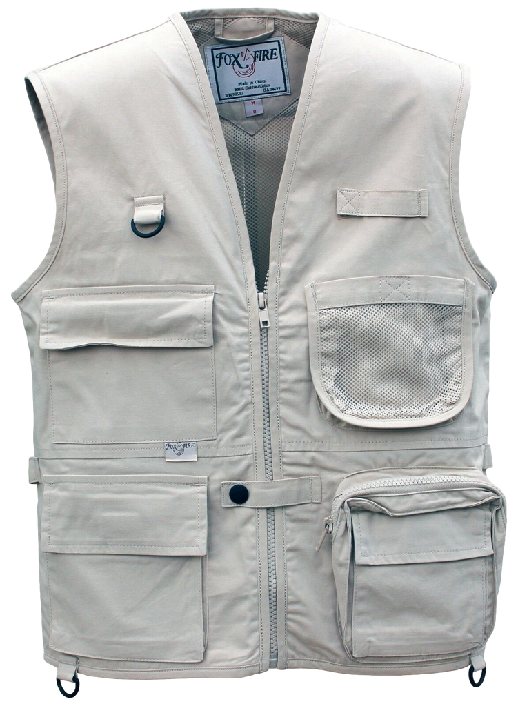 Youth / Kids Junior Safari Vest, 100% Cotton 7.5 oz. Ton of Features - The Walkabout Company