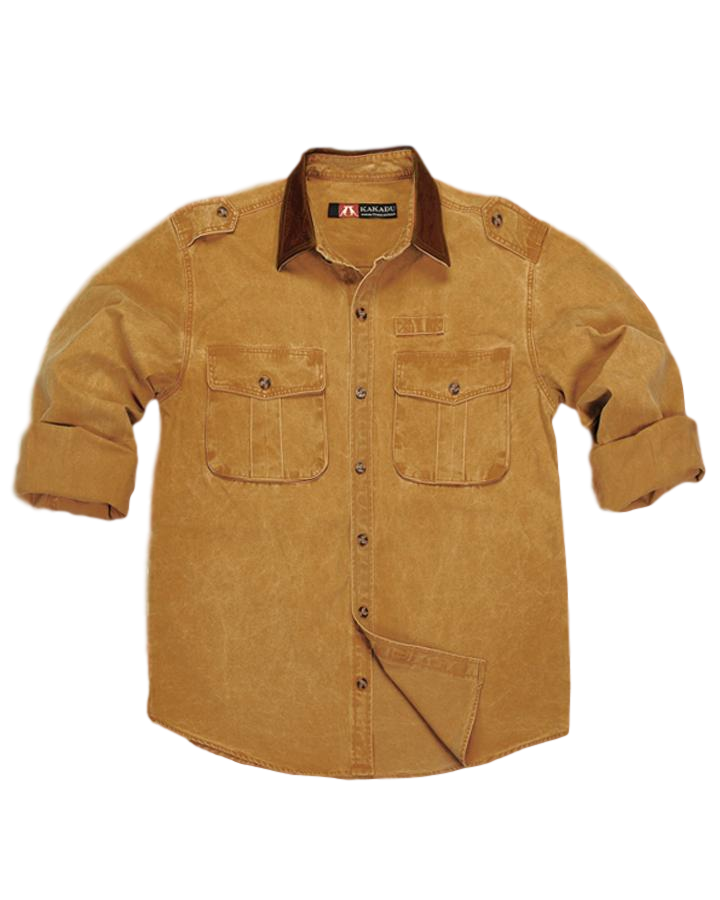 Southern Cross Shirt, Tough as Nails 12 Oz Dry Oilcloth Gravel Cotton - The Walkabout Company