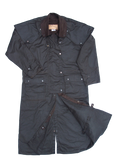 Snowy River Long Riding Coat. Outback Trail Waterproof Oilcloth Duster Coat - The Walkabout Company