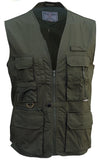 Safari, Photographers Vest 100% Cotton 7.5 oz. Now in Forrest Green, Khaki & Stone - The Walkabout Company