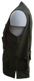 Safari, Photographers Vest 100% Cotton 7.5 oz. Now in Forrest Green, Khaki & Stone - The Walkabout Company